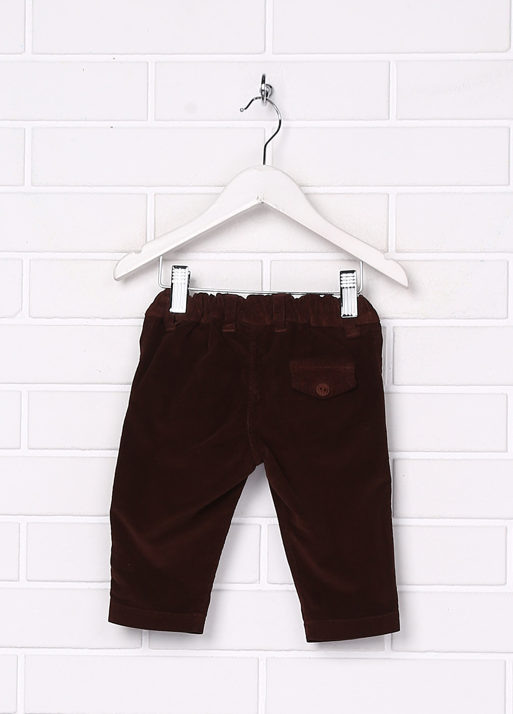 Темно-коричневые кэжуал демисезонные брюки Coccode