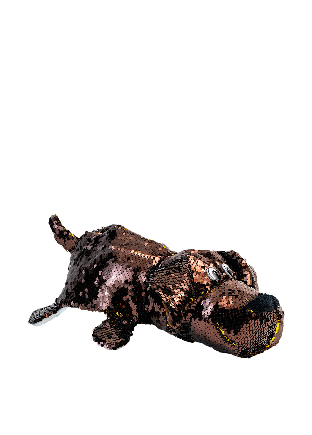 М'яка іграшка з паєтками 2 в 1 - - лабрадор-кіт (30 cm) ZooPrяtki (170915844)