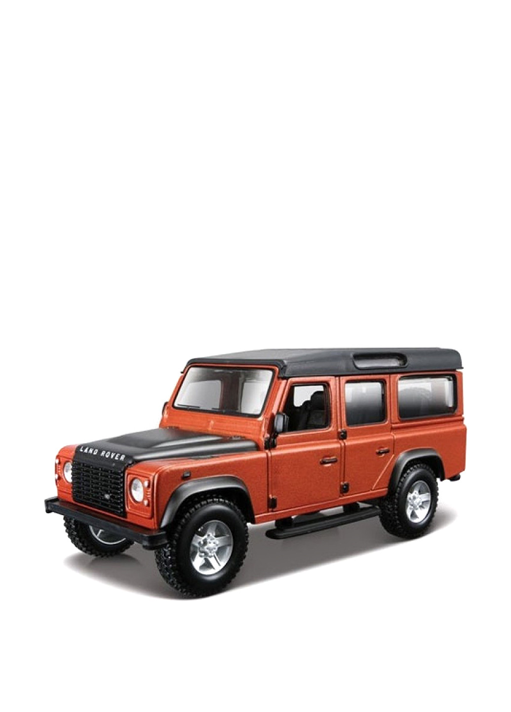 Автомодель - LAND ROVER DEFENDER 110 (ассорти белый, оранжевый металлик 1:32) Bburago (158697497)