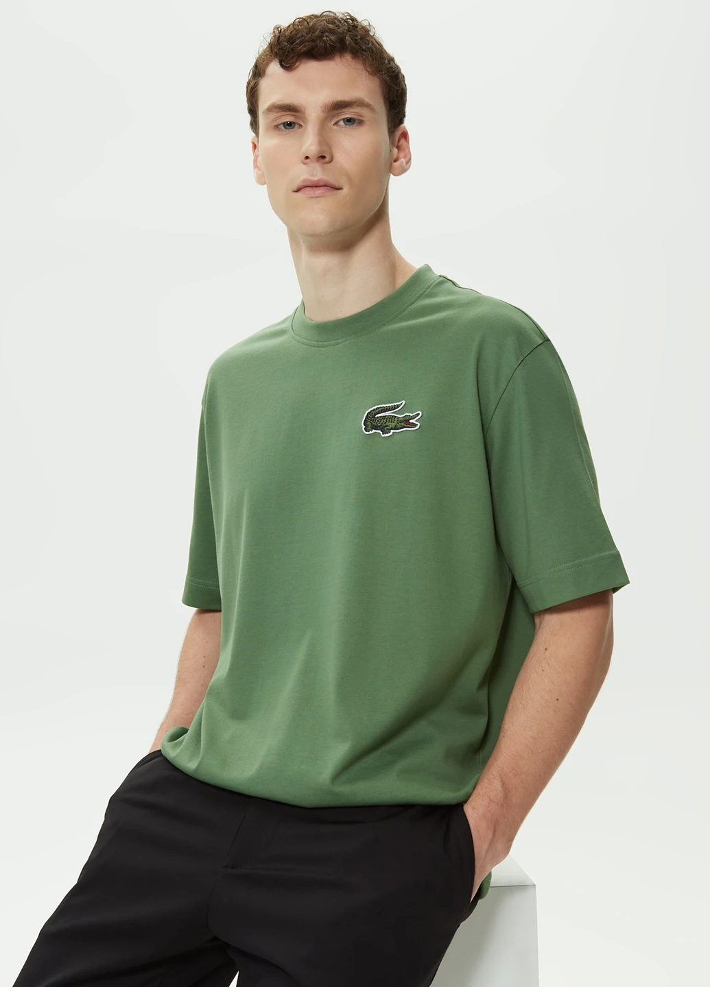 Світло-зелена футболка Lacoste