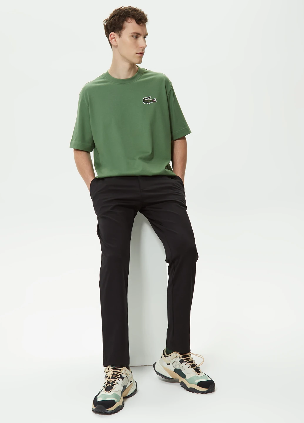 Світло-зелена футболка Lacoste