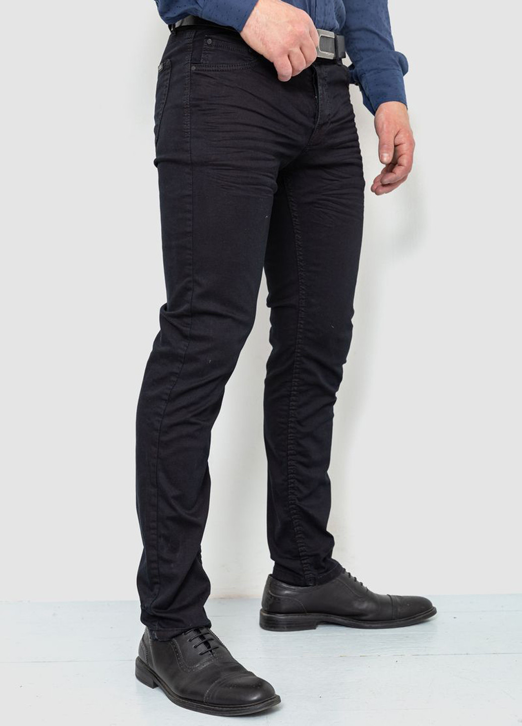 Черные демисезонные слим джинсы Ager