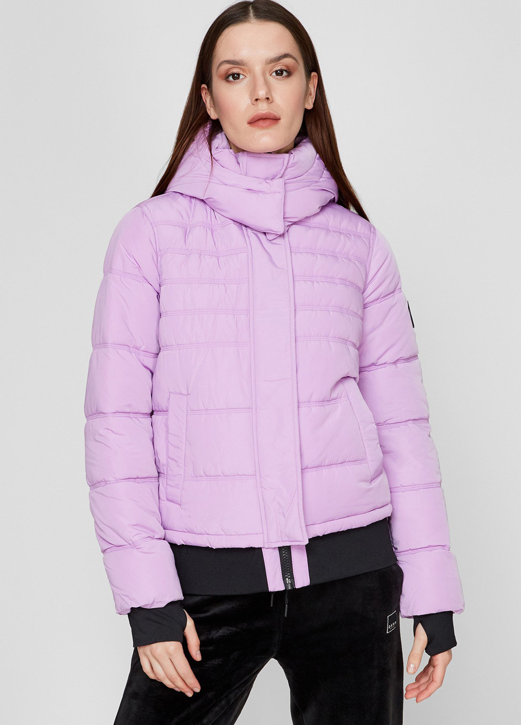 Рожева зимня куртка DKNY