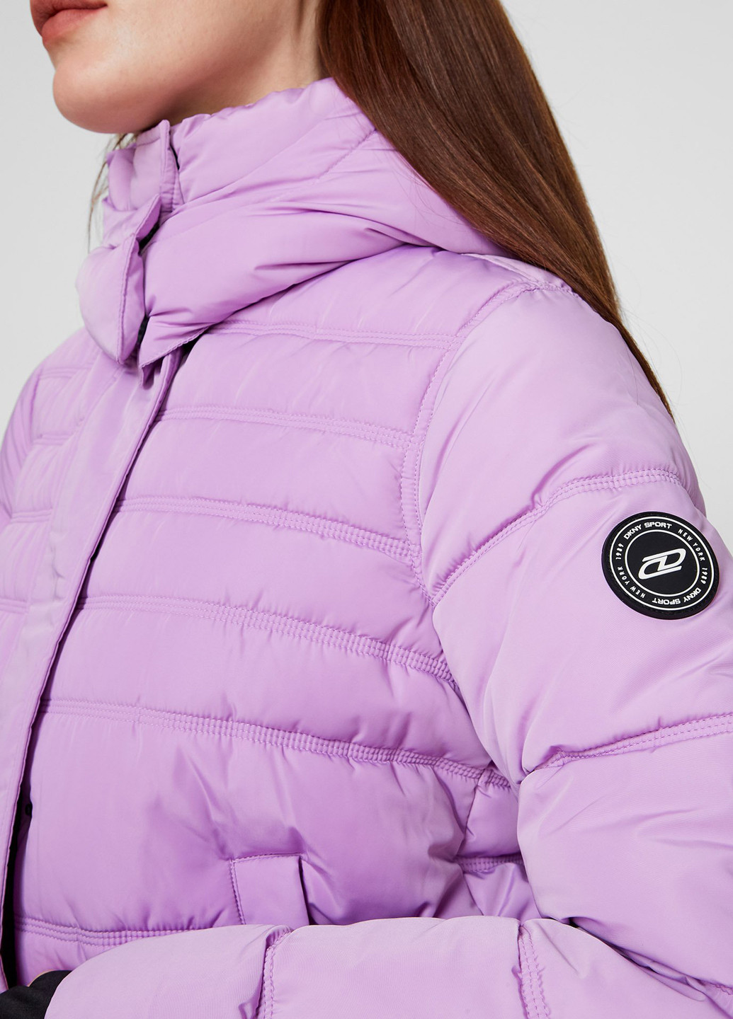 Рожева зимня куртка DKNY