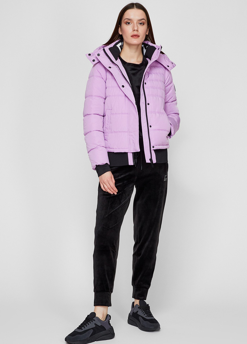 Рожева зимня куртка DKNY