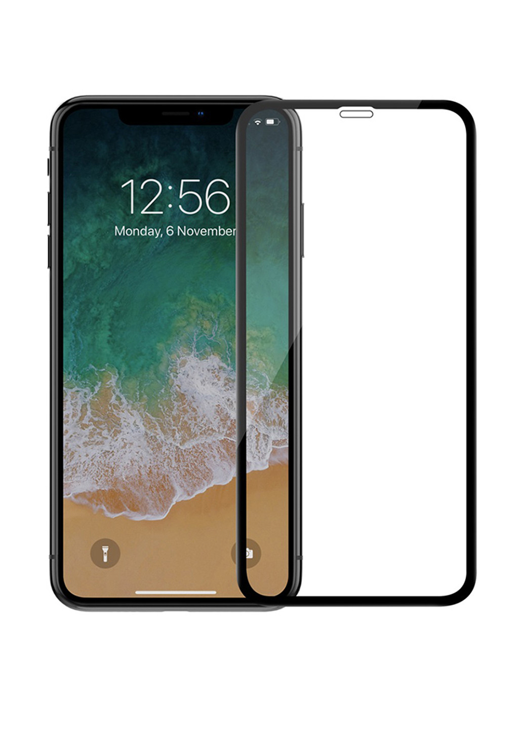 Защитное стекло 5D для Apple iPhone XS Max PowerPlant 5d для apple iphone xs max (143720746)