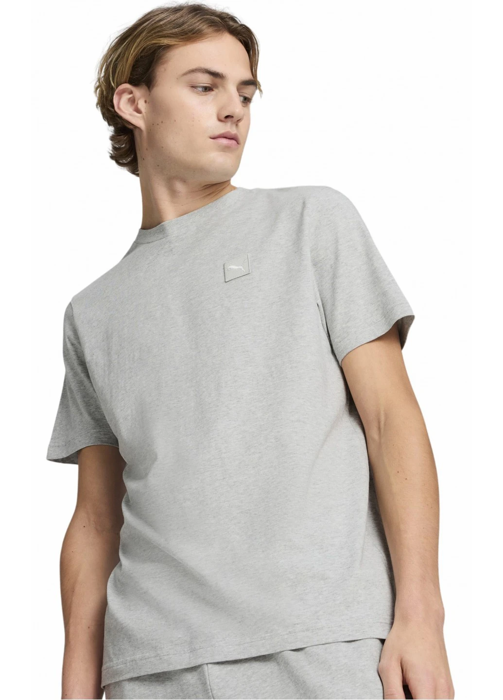 Серая футболка Puma ESS ELEVATED Tee