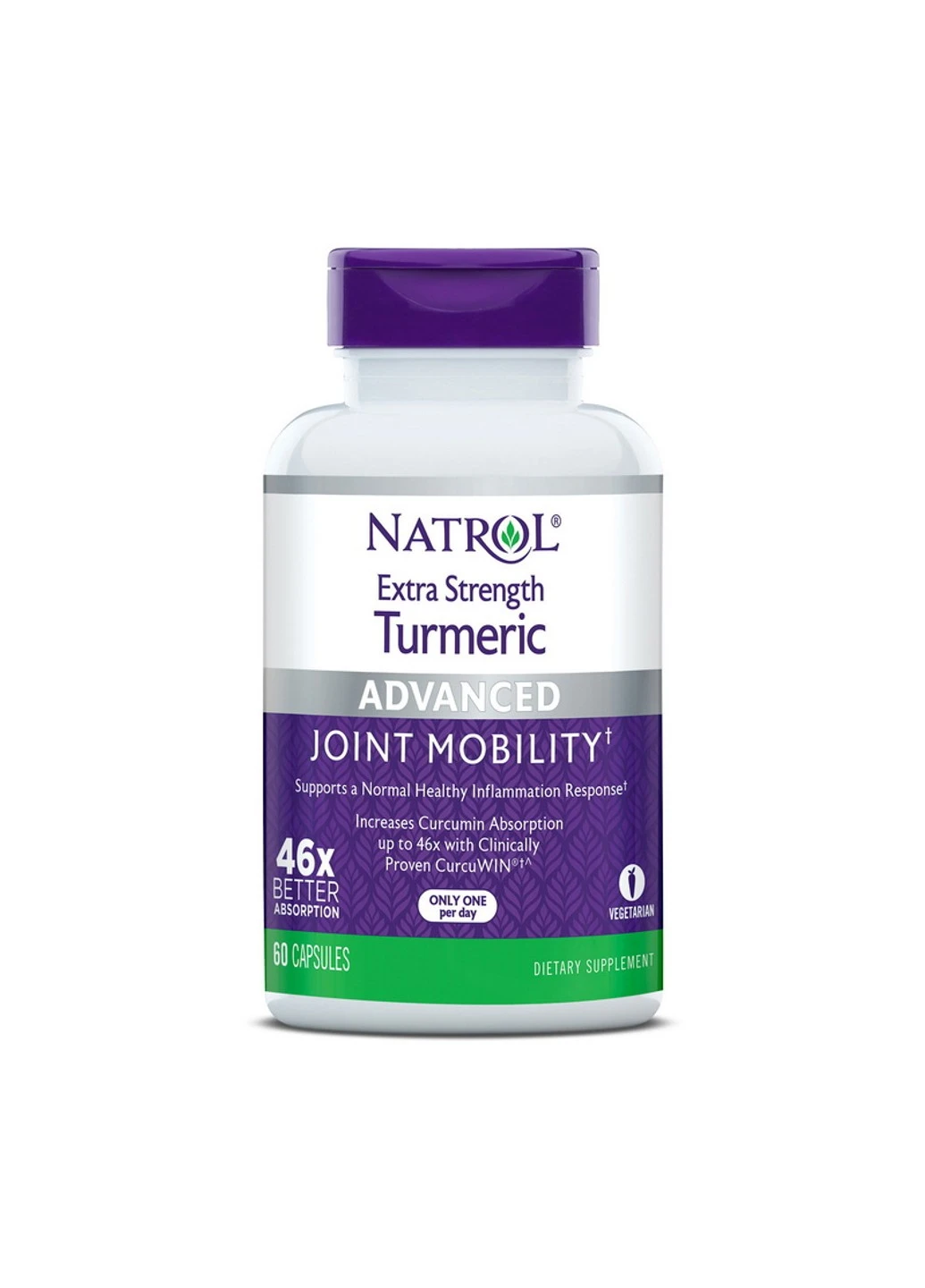 Куркума для печінки Turmeric Extra Strengt 60 капсул Natrol (255408787)