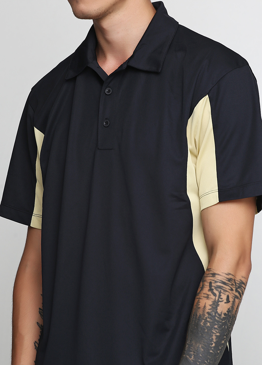 Черная футболка-поло для мужчин SPORT TEK однотонная
