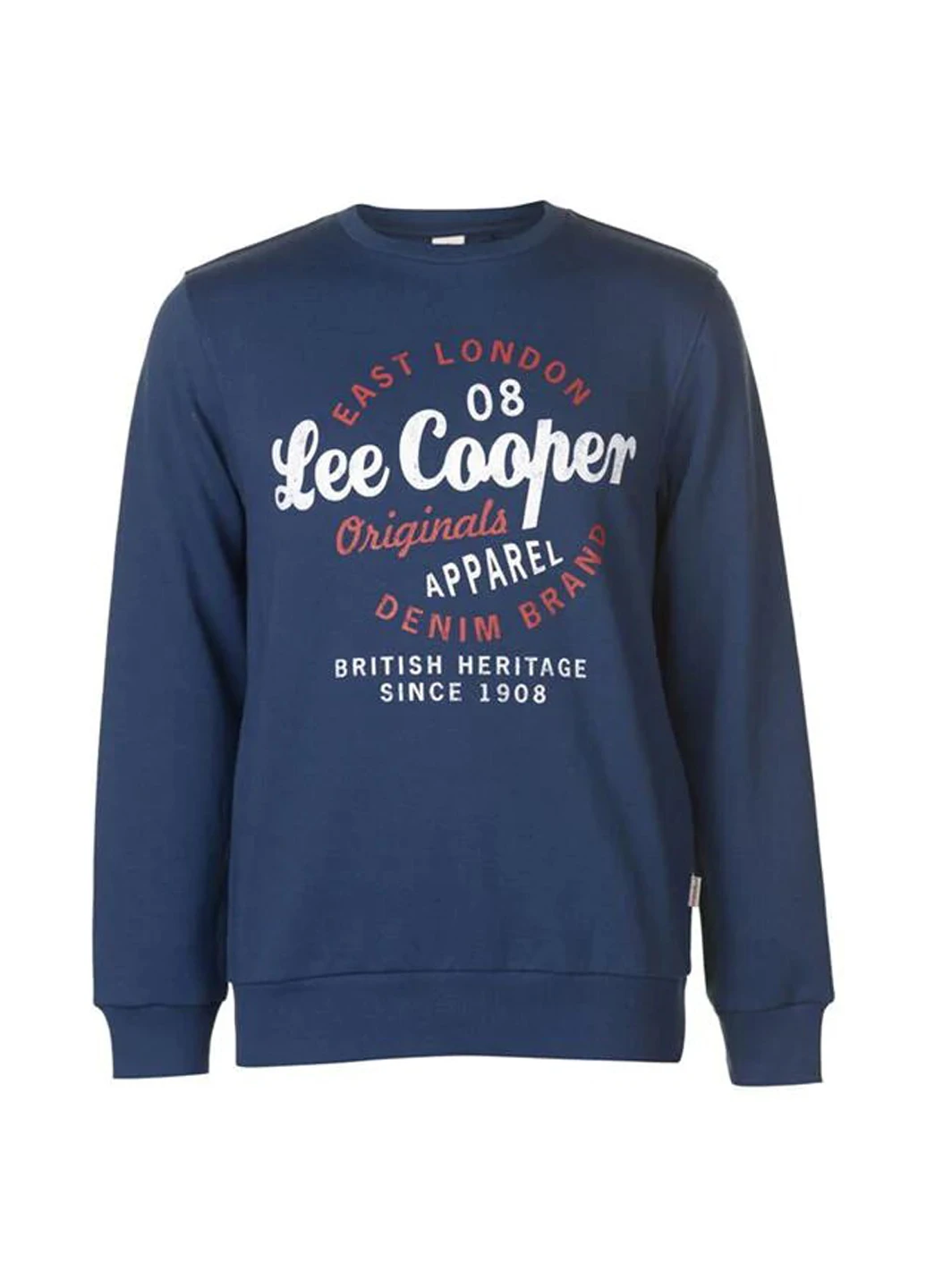 Синий свитшот Lee Cooper логотип (175781953)