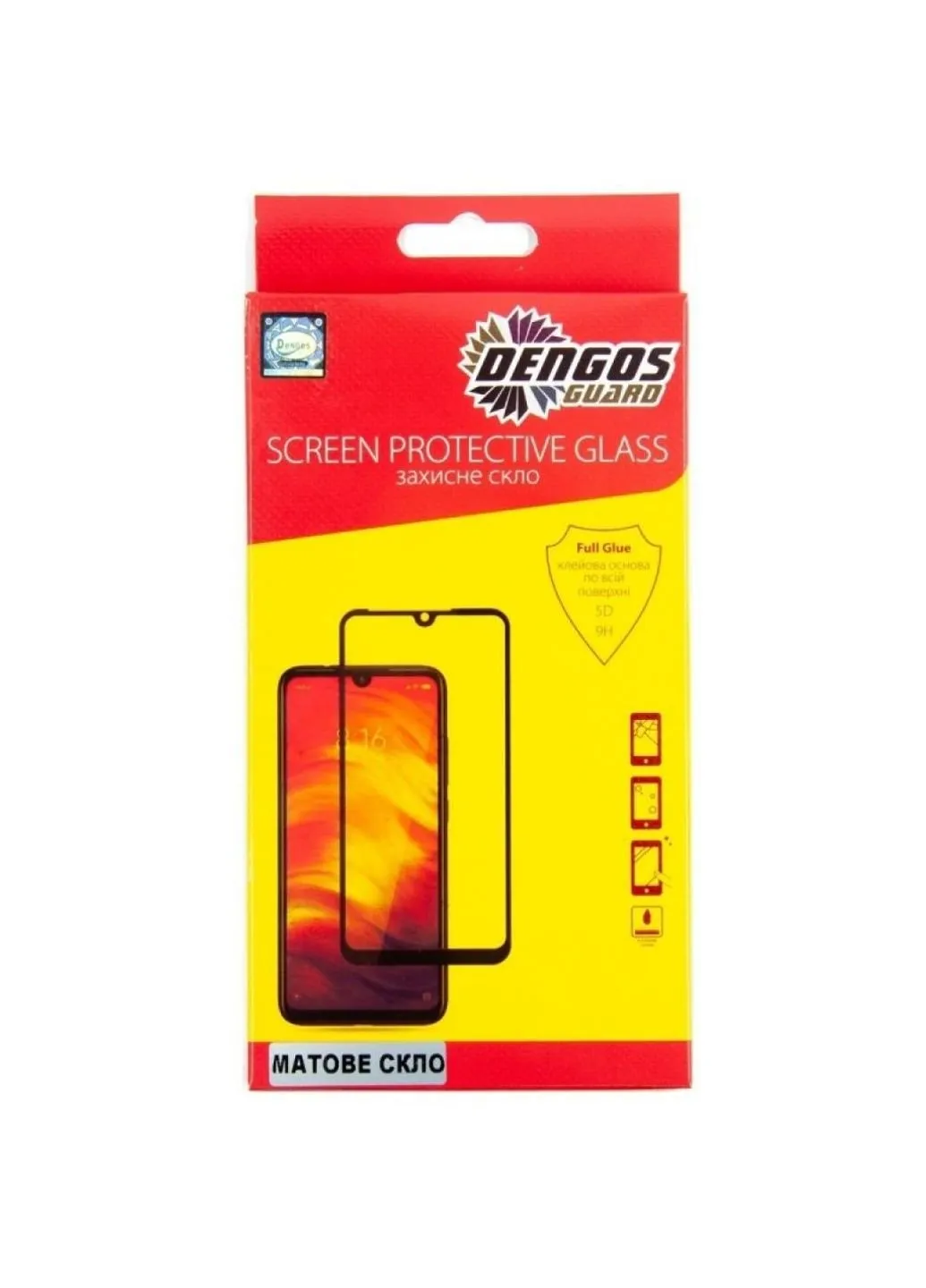Скло захисне Full Glue Matte Xiaomi Redmi Note 9s (TGFG-MATT-26) (TGFG-MATT-26) DENGOS (249597067)