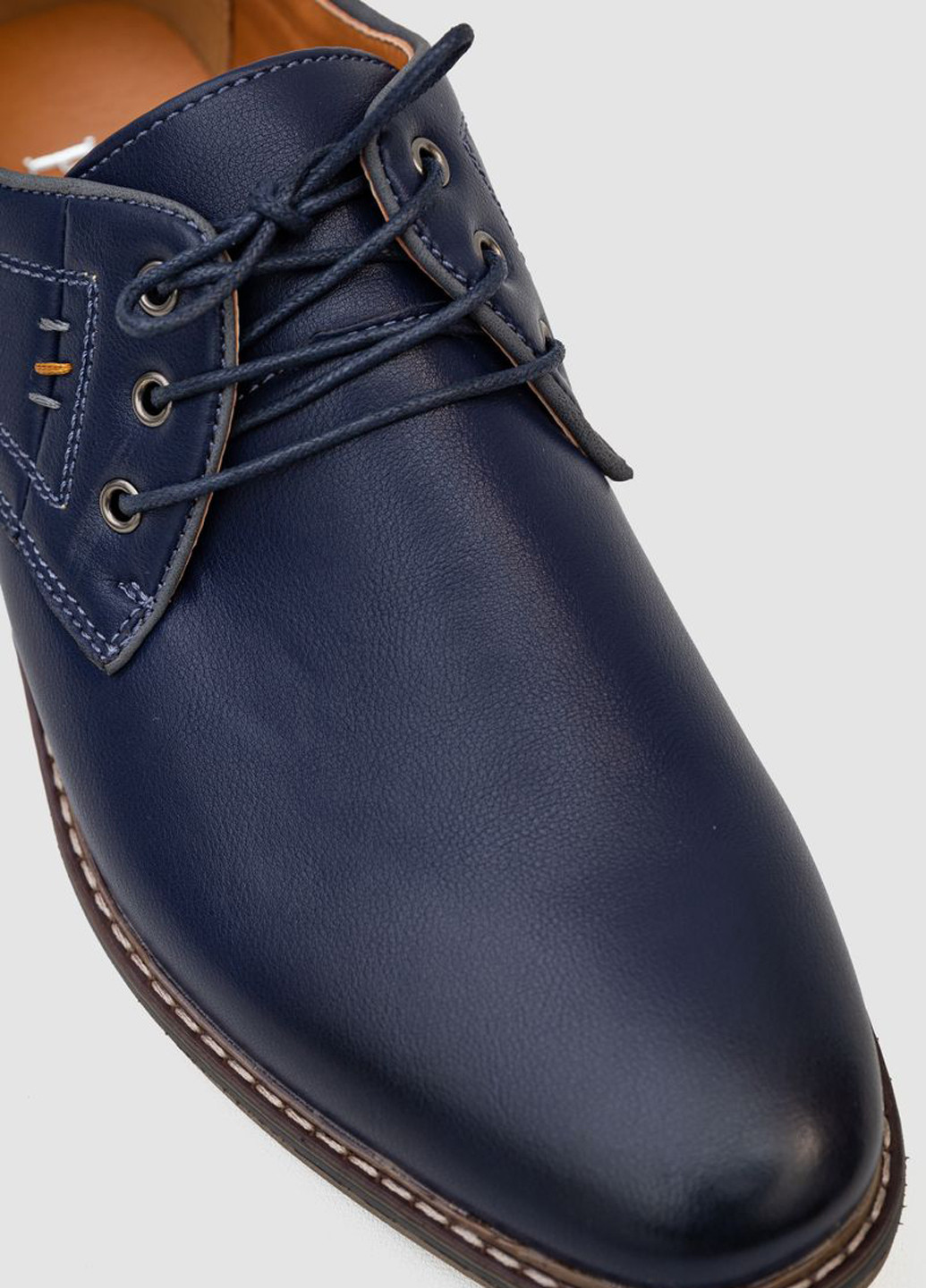 Темно-синие классические, кэжуал туфли Paliament на шнурках
