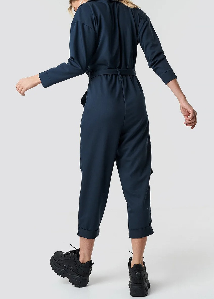 Комбінезон NA-KD однотонний синій кежуал