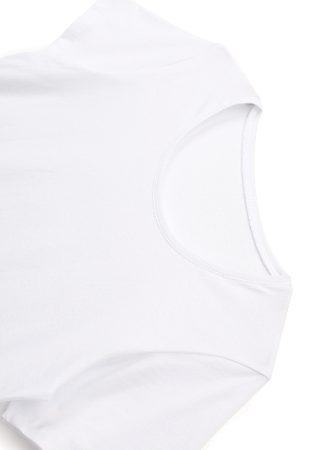 Белая всесезон белье-футболка No Brand