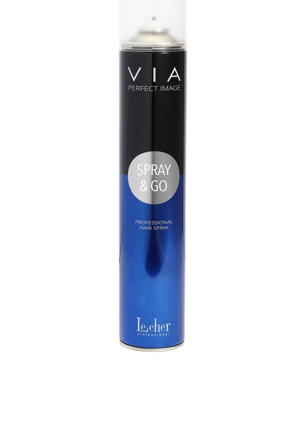 Лак для волосся екстра сильної фіксації VIA Spray & Go, 750 мл Le cher professional (41084118)