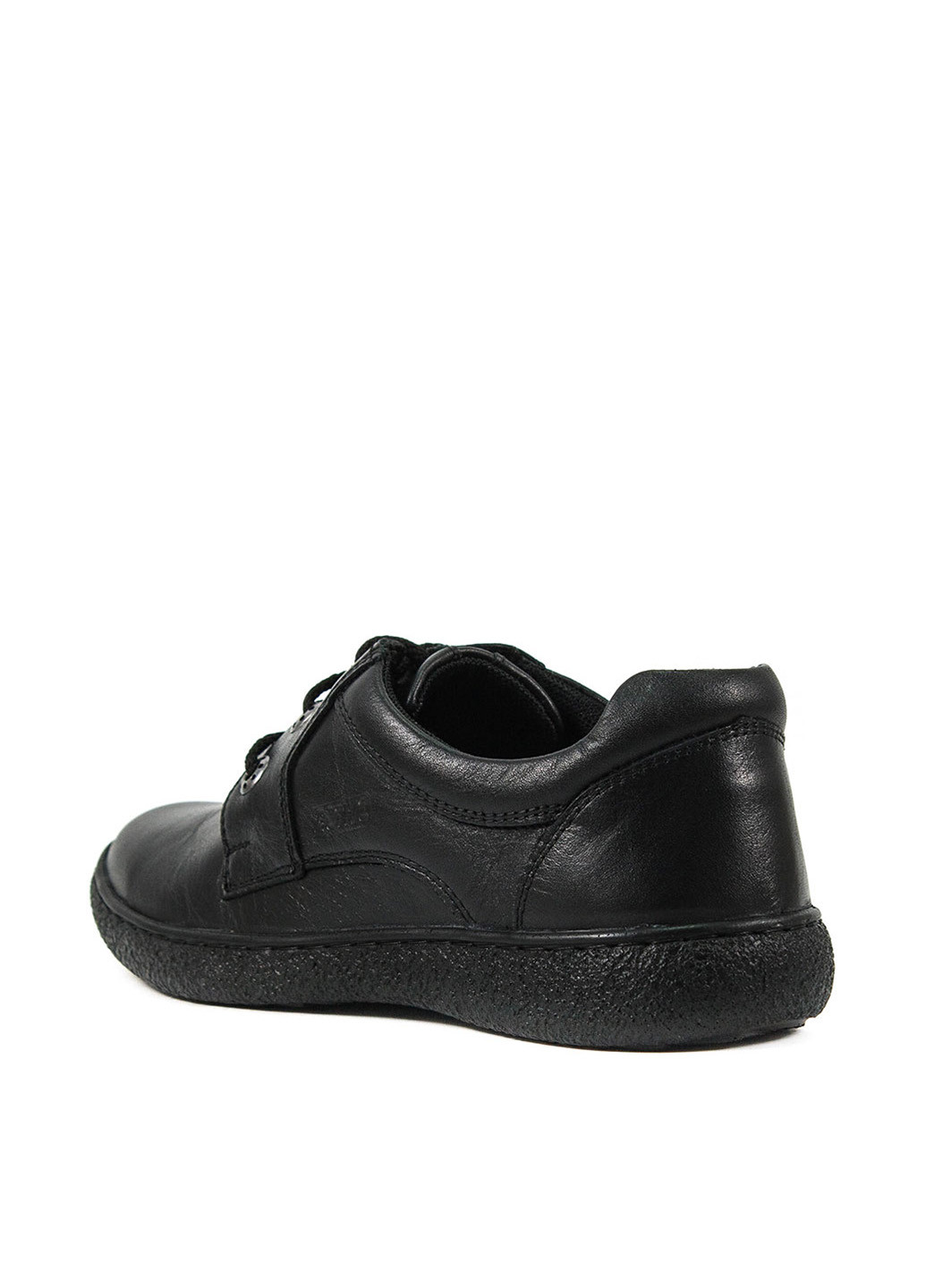Черные туфли со шнурками Mida