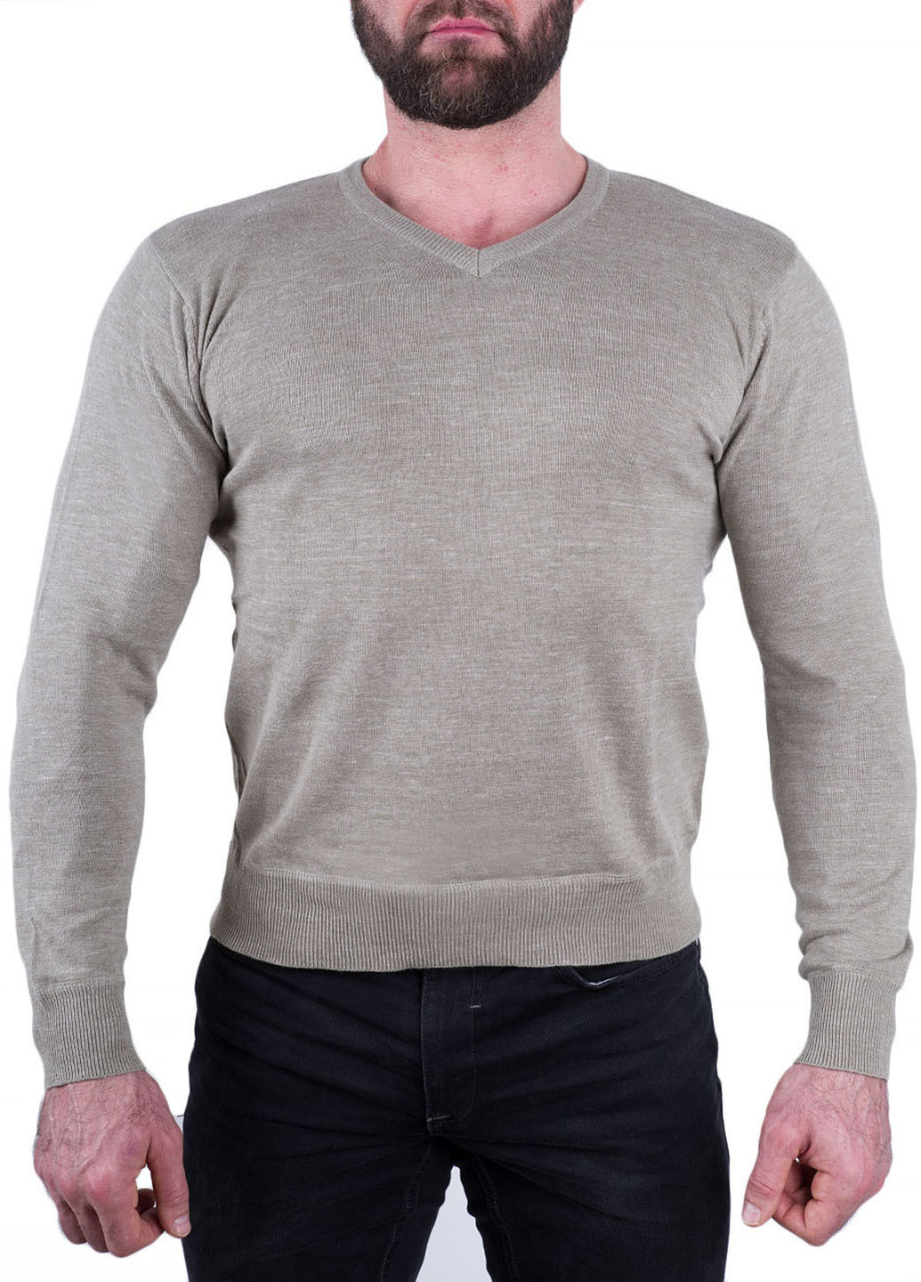 Сірий демісезонний пуловер пуловер E-Bound