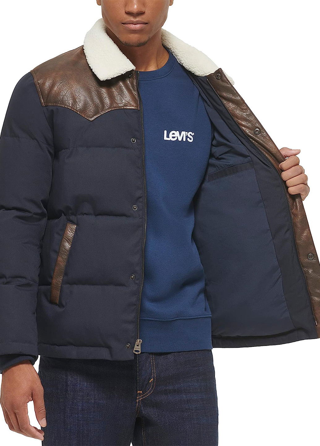 Синяя демисезонная куртка Levi's