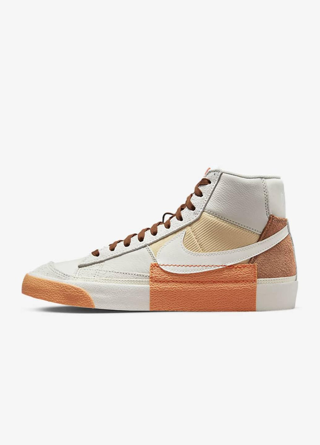 Цветные демисезонные кроссовки dq7673-001 Nike BLAZER MID PRO CLUB