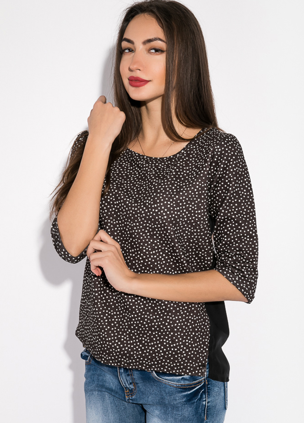 Чёрная блуза Time of Style