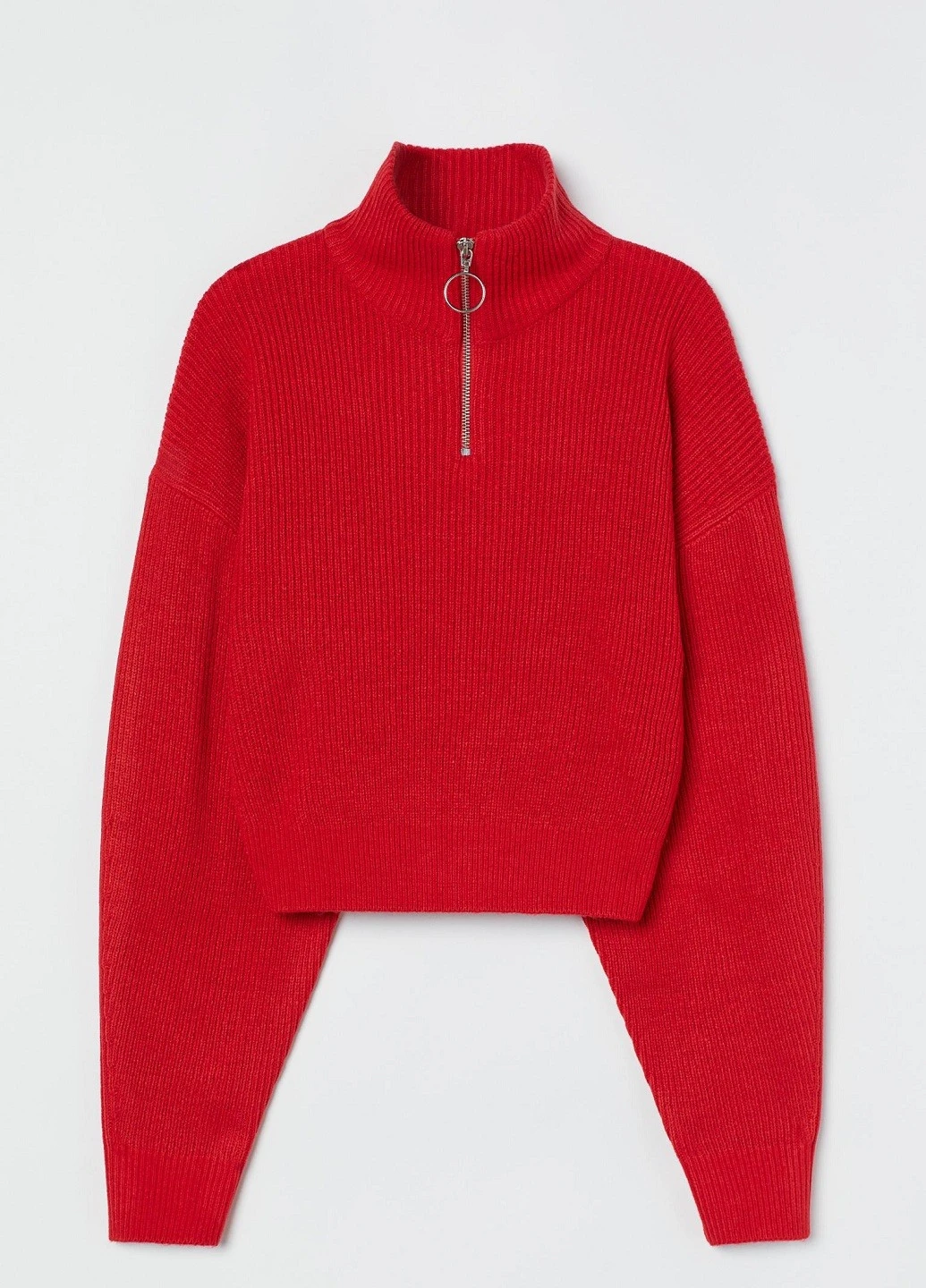 Красный демисезонный свитер H&M