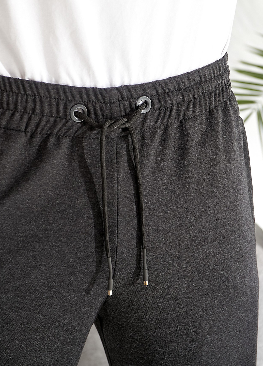 Графитовые кэжуал демисезонные джоггеры брюки Demma