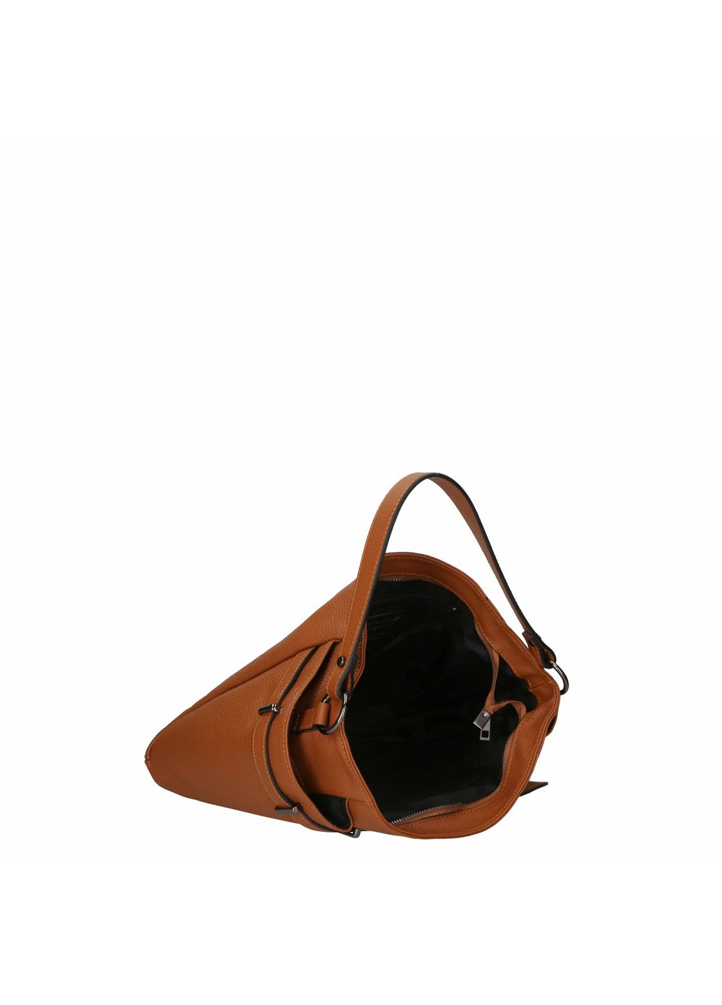 Сумка Italian Bags однотонная светло-коричневая кэжуал