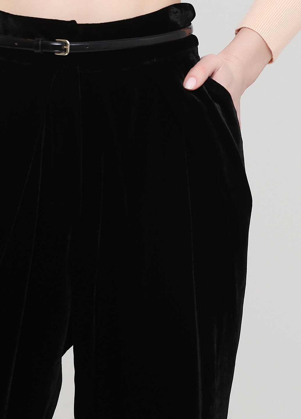 Черные кэжуал демисезонные зауженные брюки Elisabetta Franchi