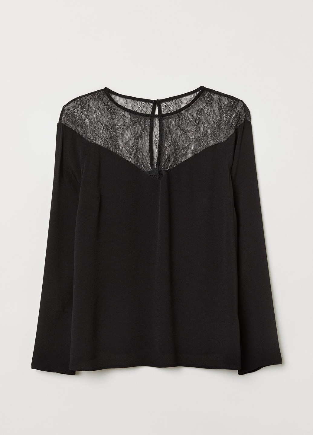 Черная демисезонная блуза демисезон H&M