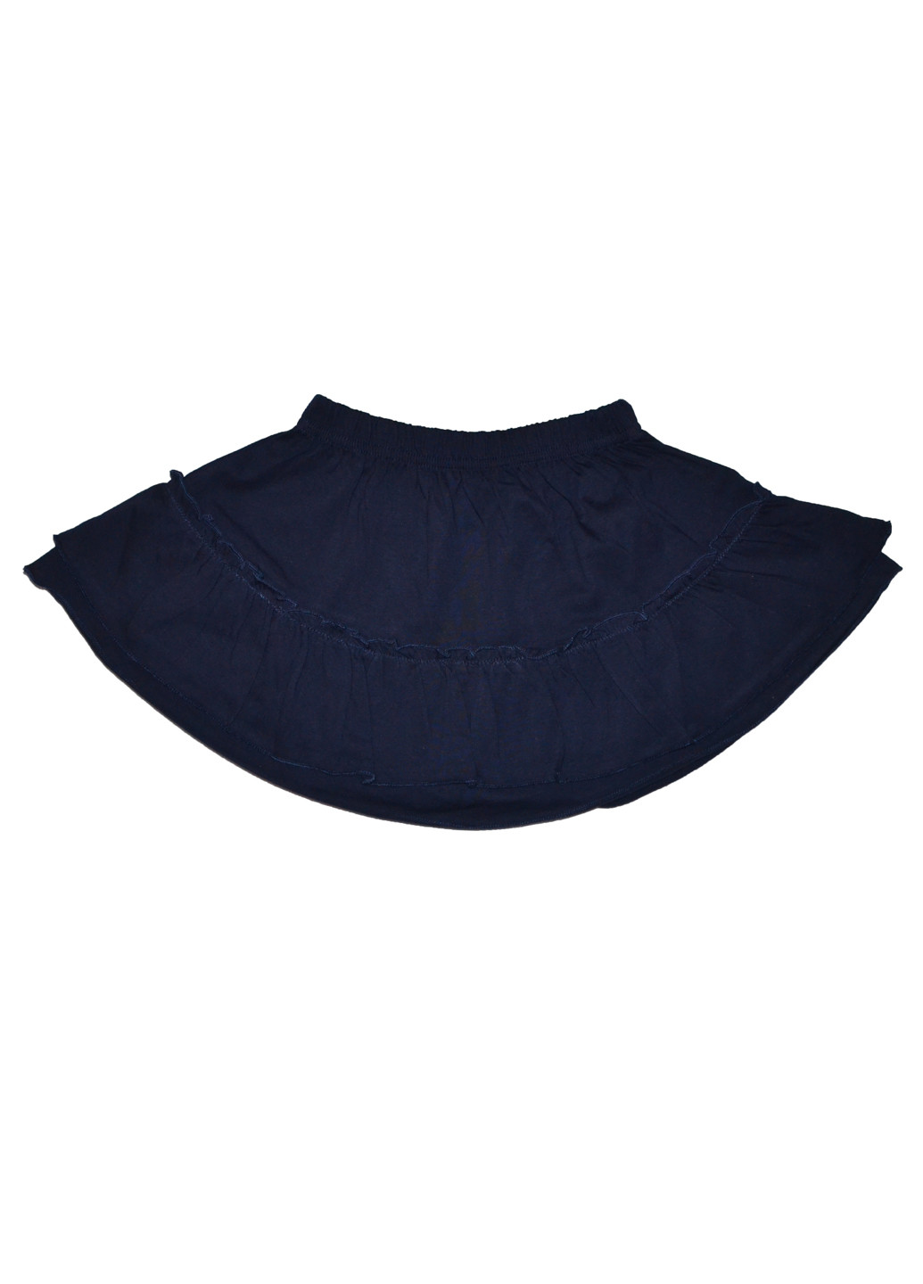Темно-синяя кэжуал однотонная юбка Blue Seven клешированная