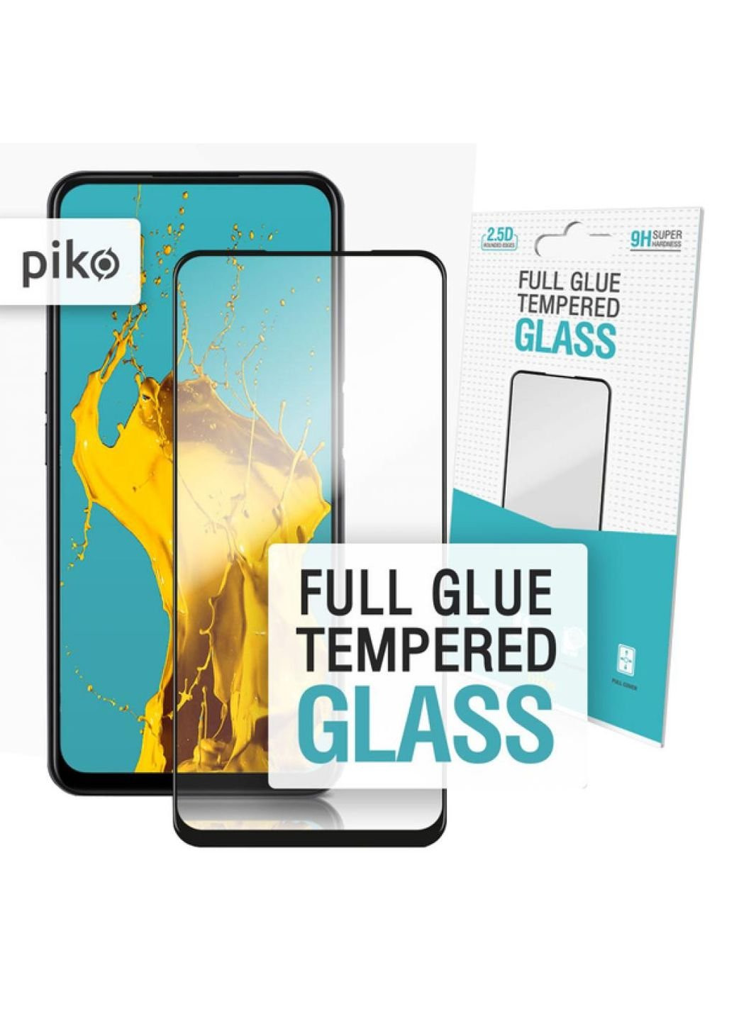 Скло захисне Full Glue Oppo A52 (black) (1283126503016) Piko (249597851)