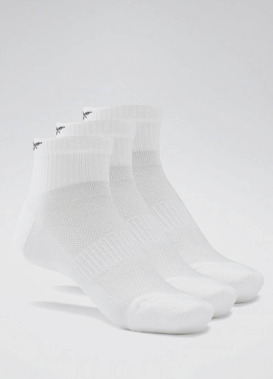 Білі шкарпетки (3 пари) Reebok однотонні (328719772)