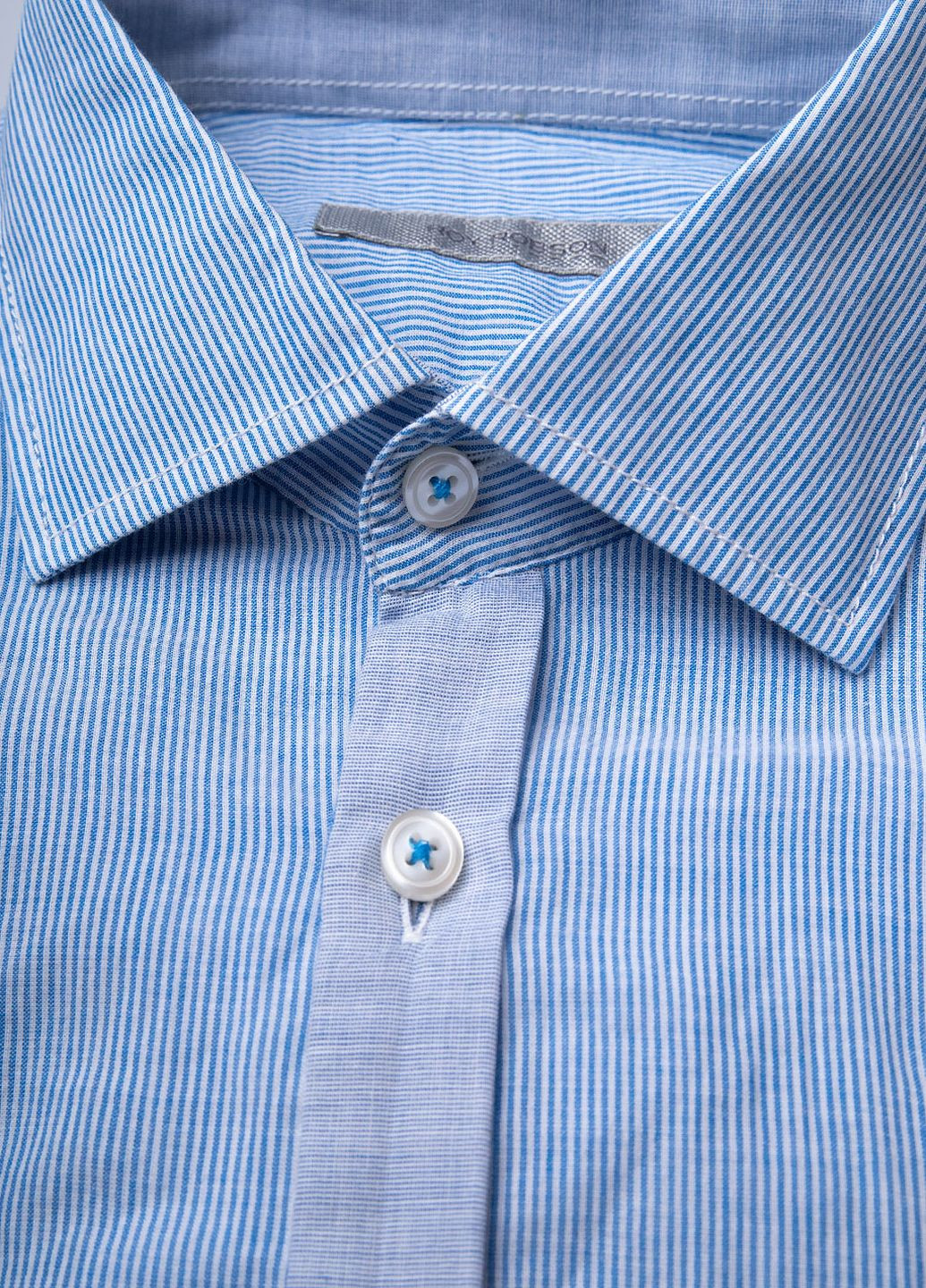 Голубой рубашка в клетку Roy Robson