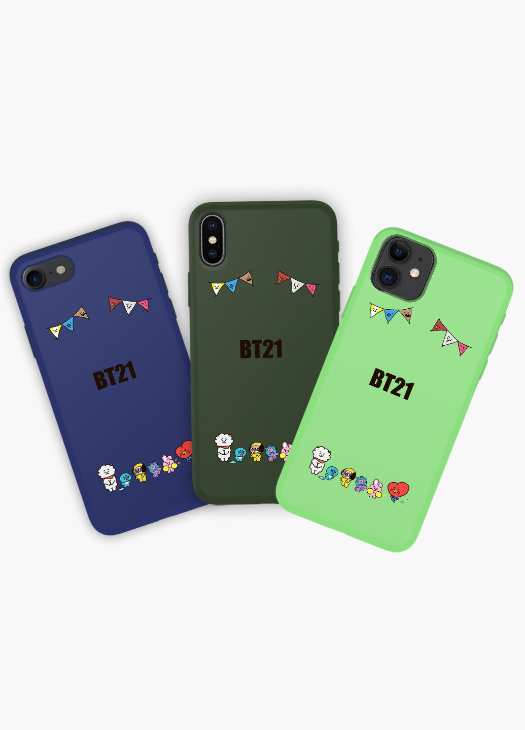 Чохол силіконовий Apple Iphone 8 БТС (BTS) (6151-1168) MobiPrint (219357346)