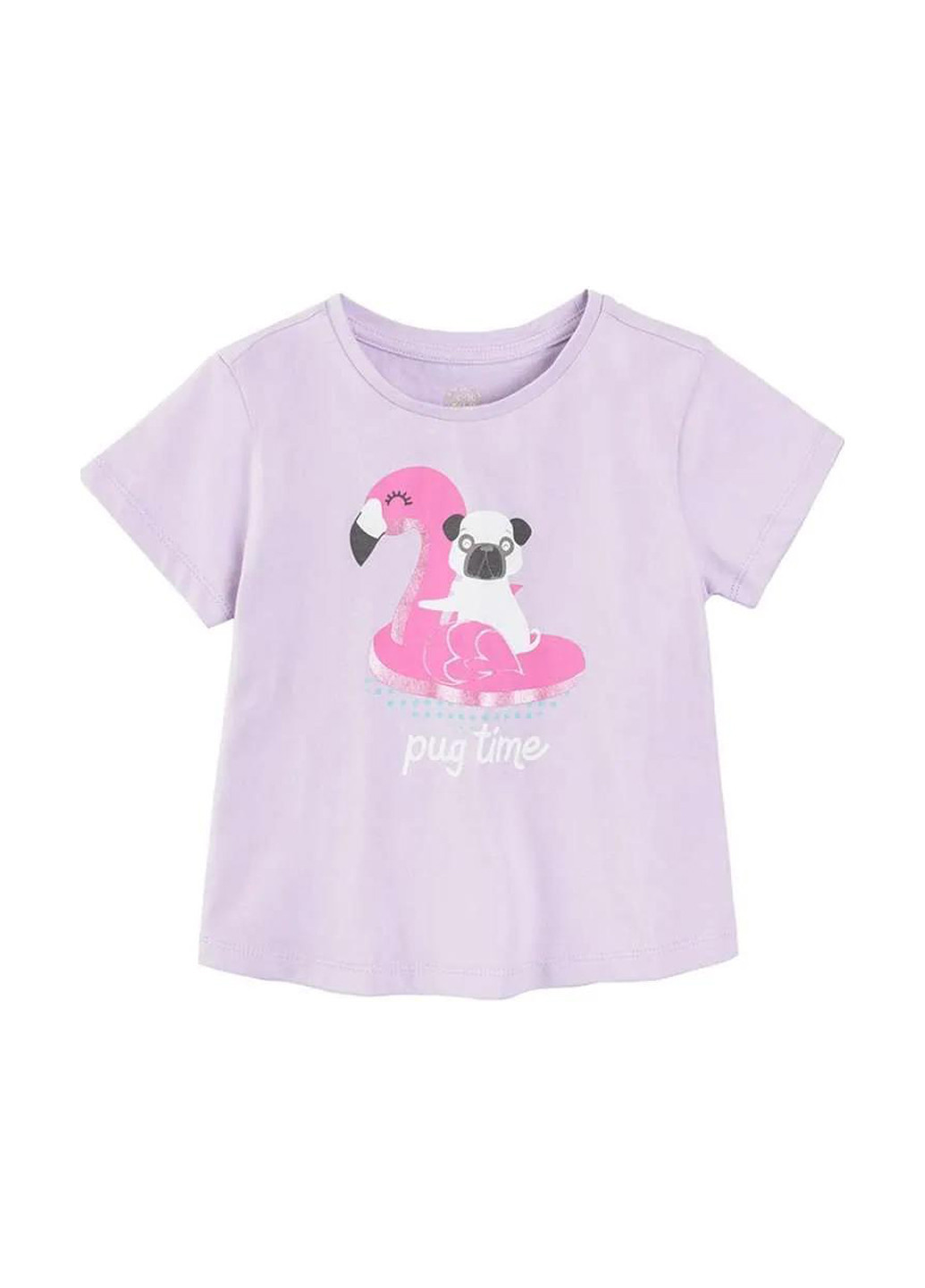 Сиреневая летняя футболка Cool Club