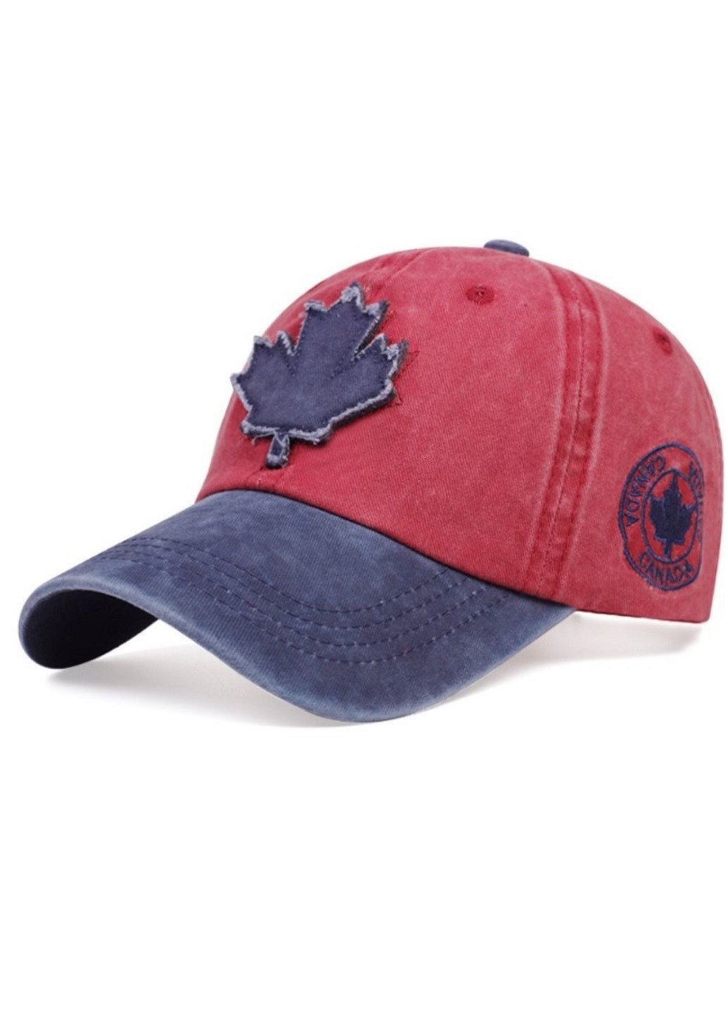 Кепка бейсболка Canada кленовий лист унісекс Червоний NoName бейсболка (250129546)
