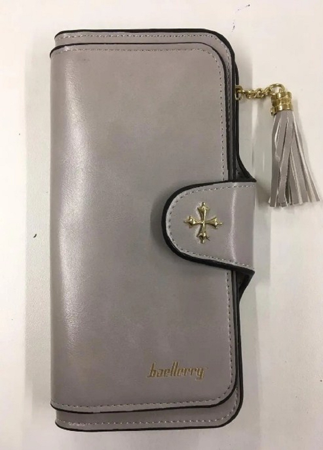 Стильный и вместительный женский кошелёк портмоне Forever 2341 Серый Baellerry (253616827)