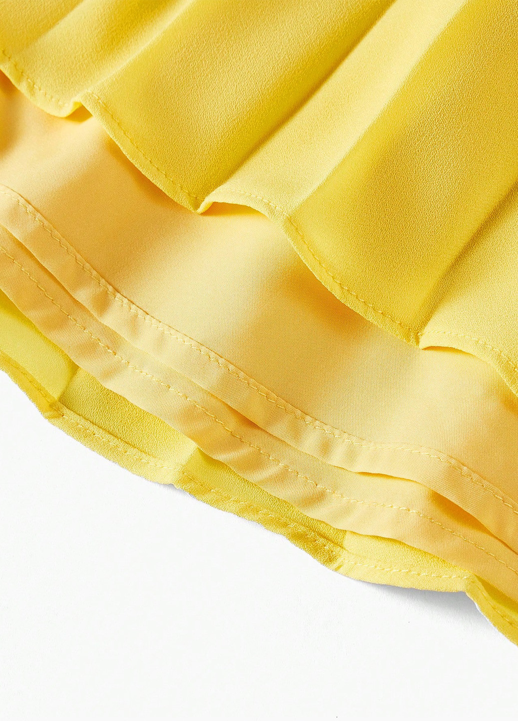 Желтое кэжуал платье рубашка SHEIN однотонное