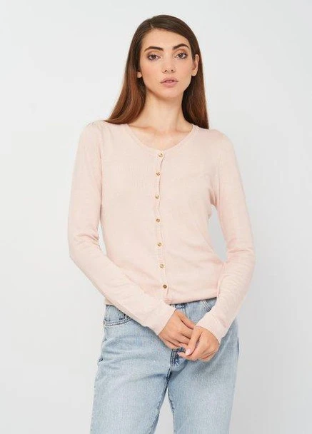 Светло-розовый кардиган Stradivarius