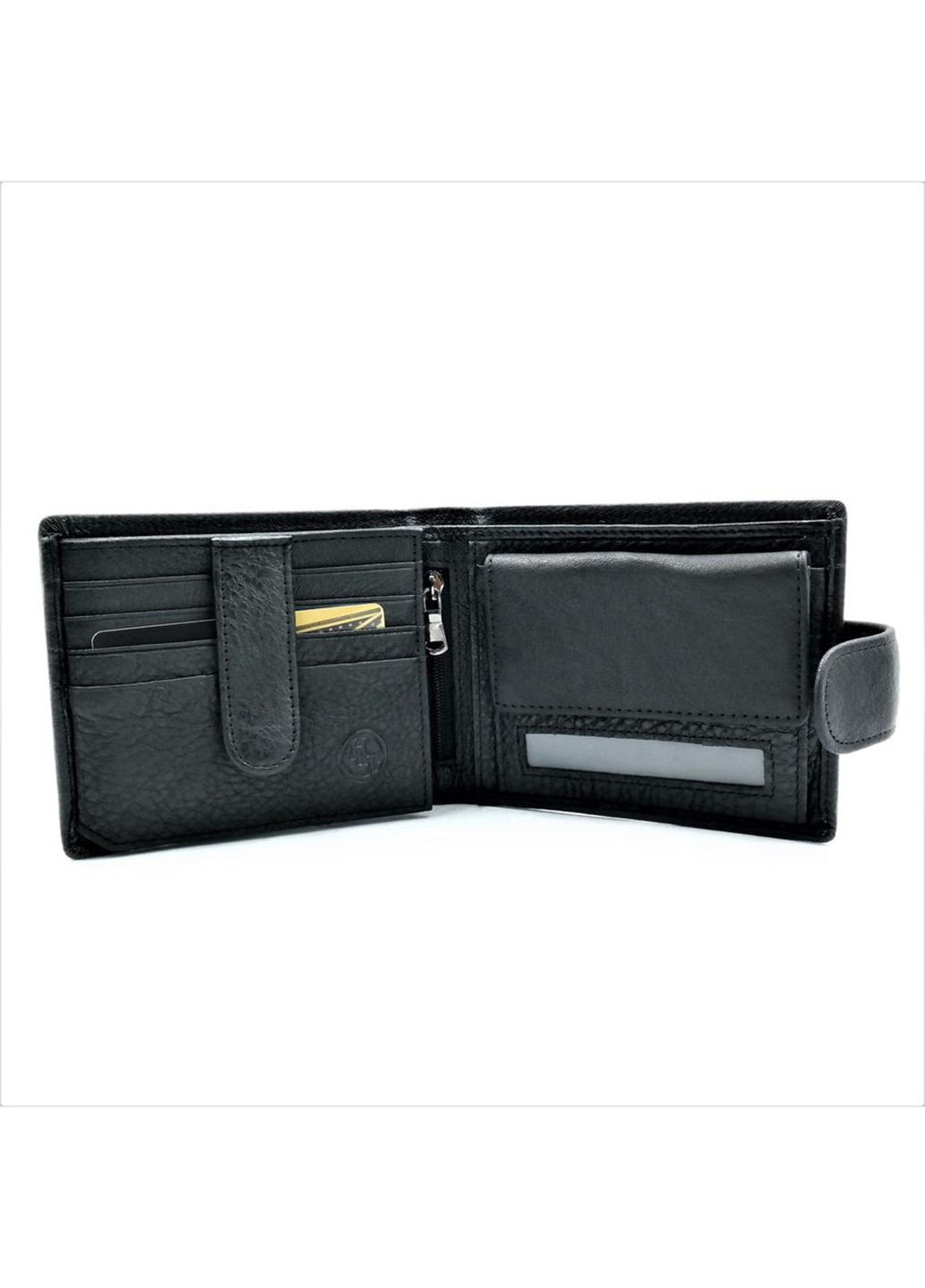 Чоловічий шкіряний гаманець 12х9,5х3 см H.T.Leather (254595473)