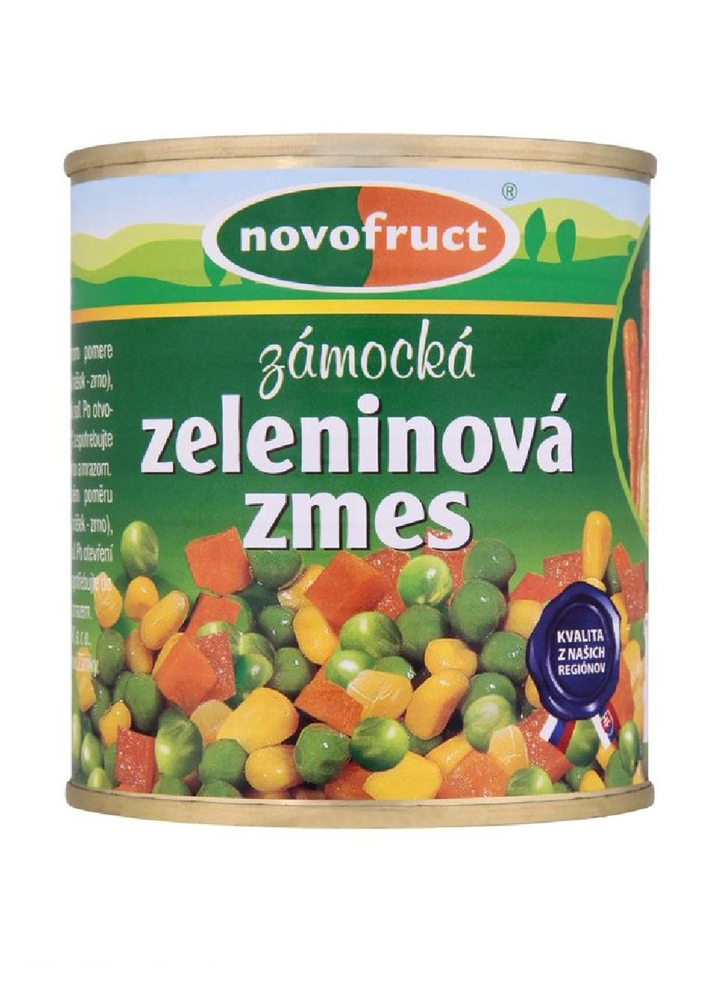 Овощной микс (Морковь, кукуруза, горошек), 300 г Novofruct (156782946)