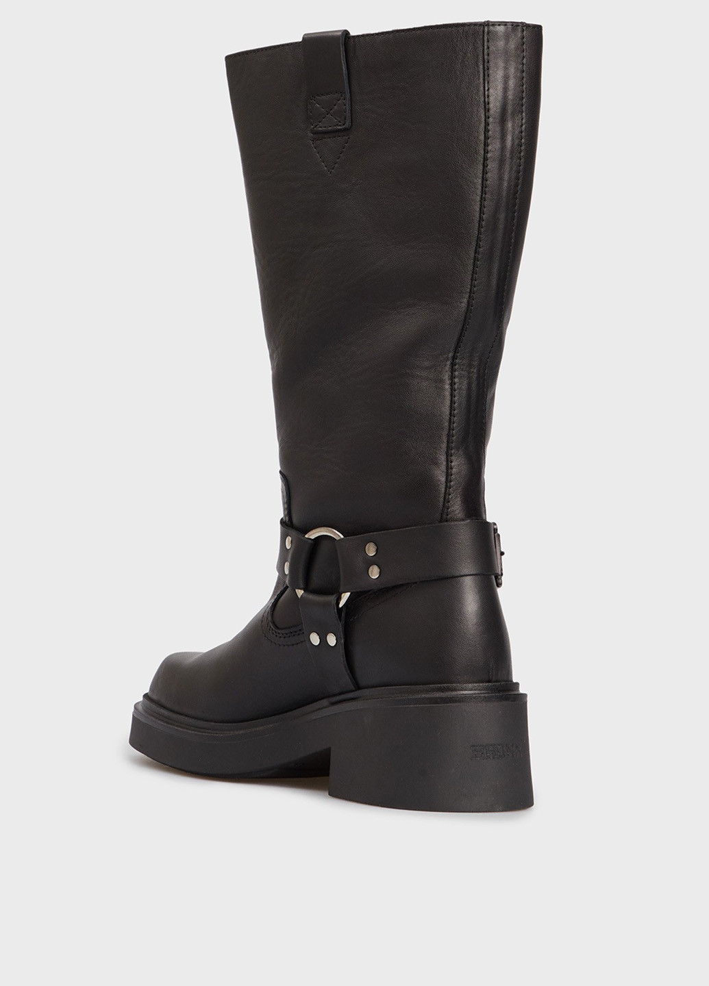 Зимние сапоги чопперы Bronx с заклепками, с пряжкой