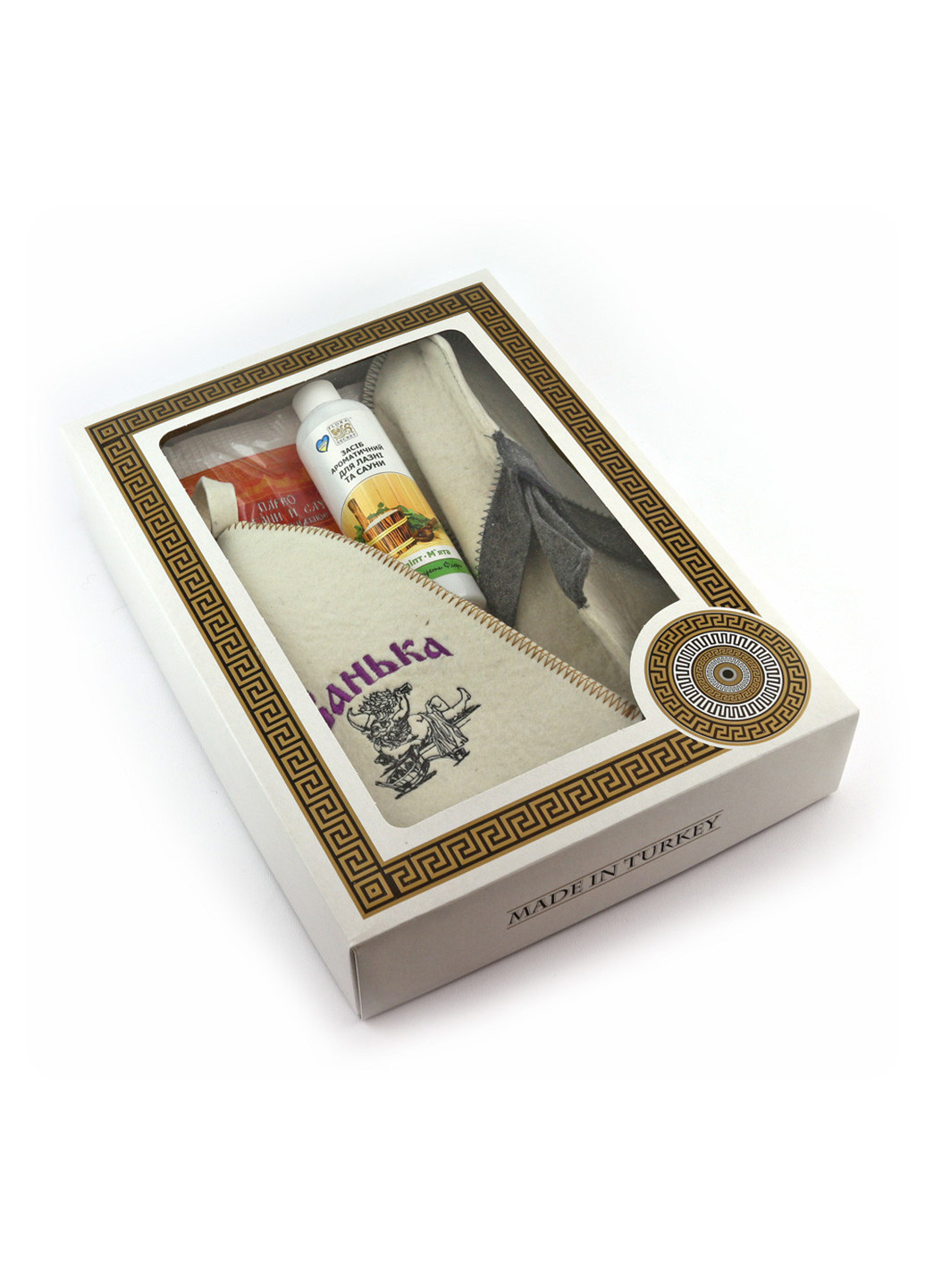 Подарунковий набір для сауни Банька, 5 предметів Luxyart (252261785)