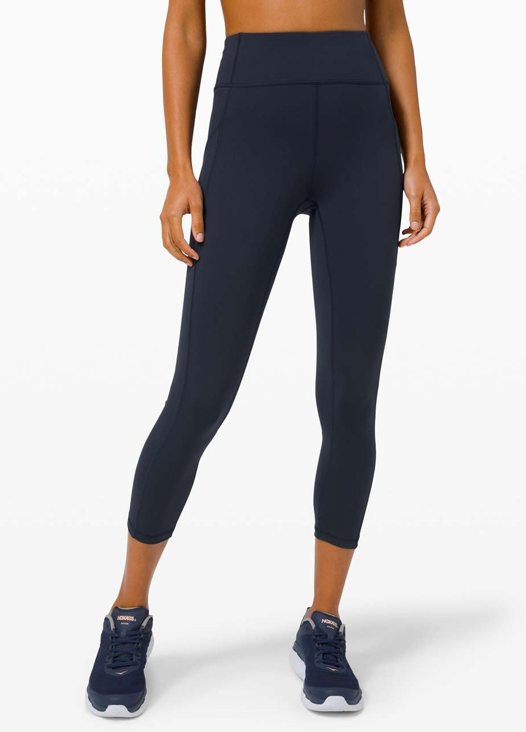 Темно-синие демисезонные леггинсы Lululemon Athletica