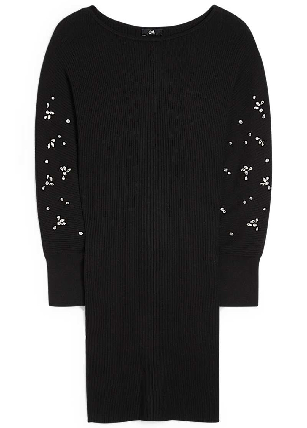 Чорна кежуал сукня футляр C&A однотонна