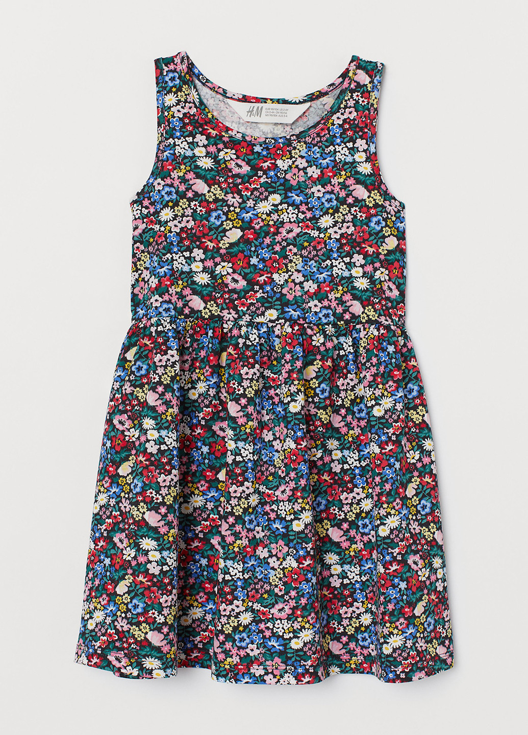 Комбинированное платье H&M (258546268)