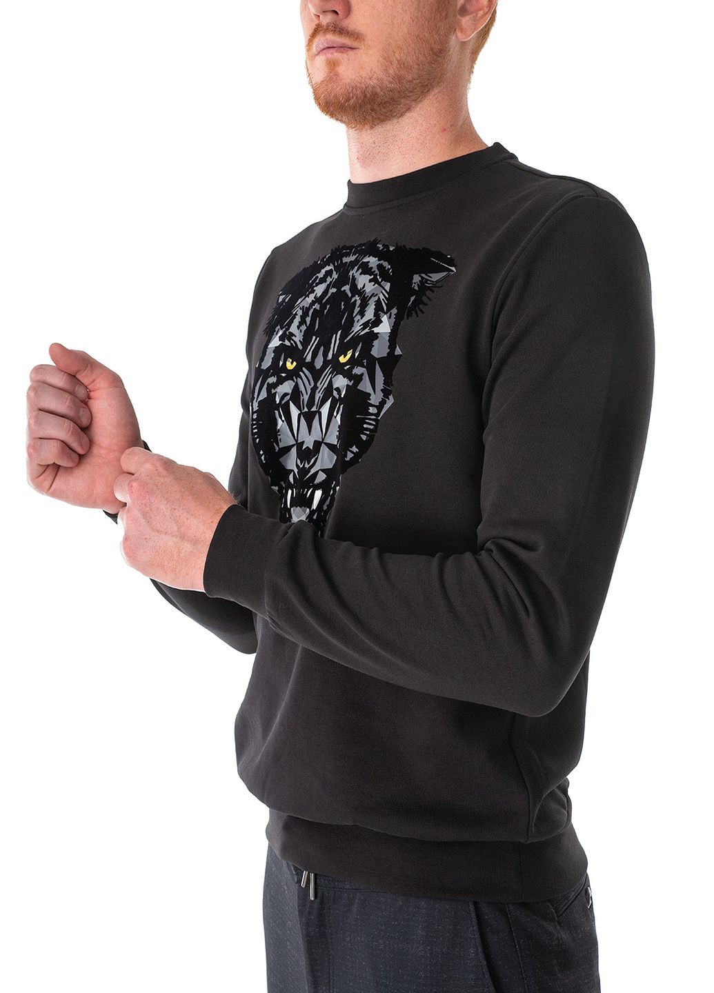 Черный свитшот Antony Morato однотонный (249976680)