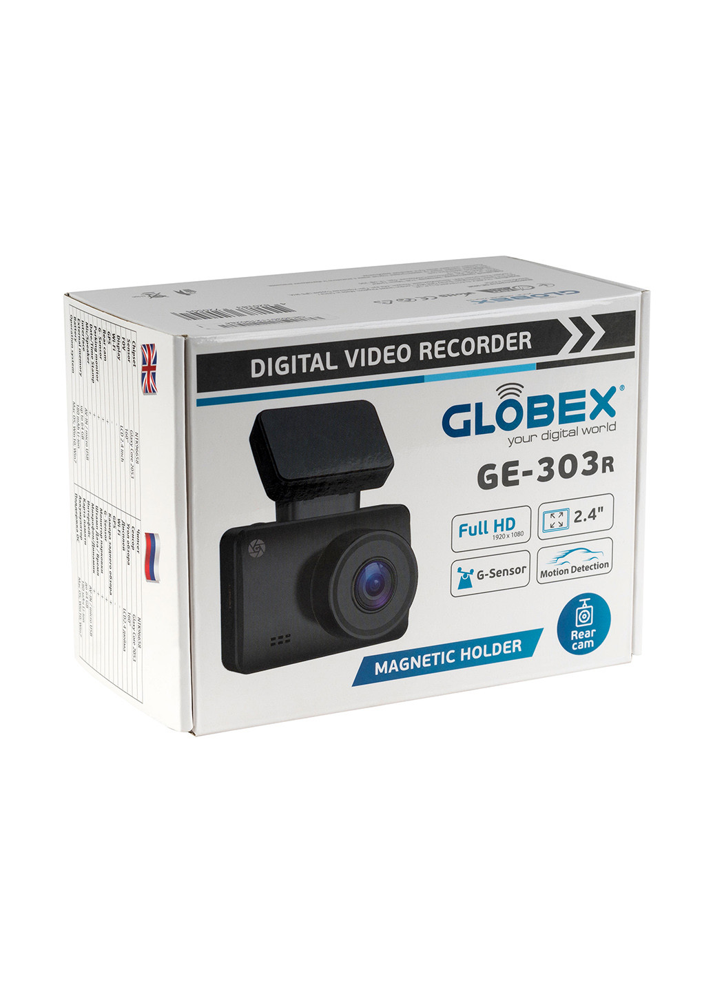 Відеореєстратор GE-303R Rear cam / Magnet Globex ge-303r rear cam/magnet (175984557)