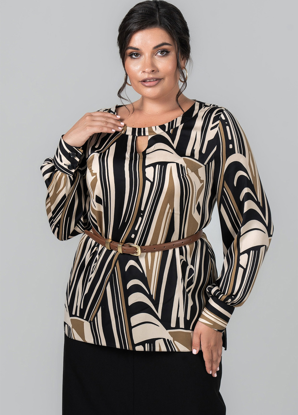 Комбинированная блуза A'll Posa