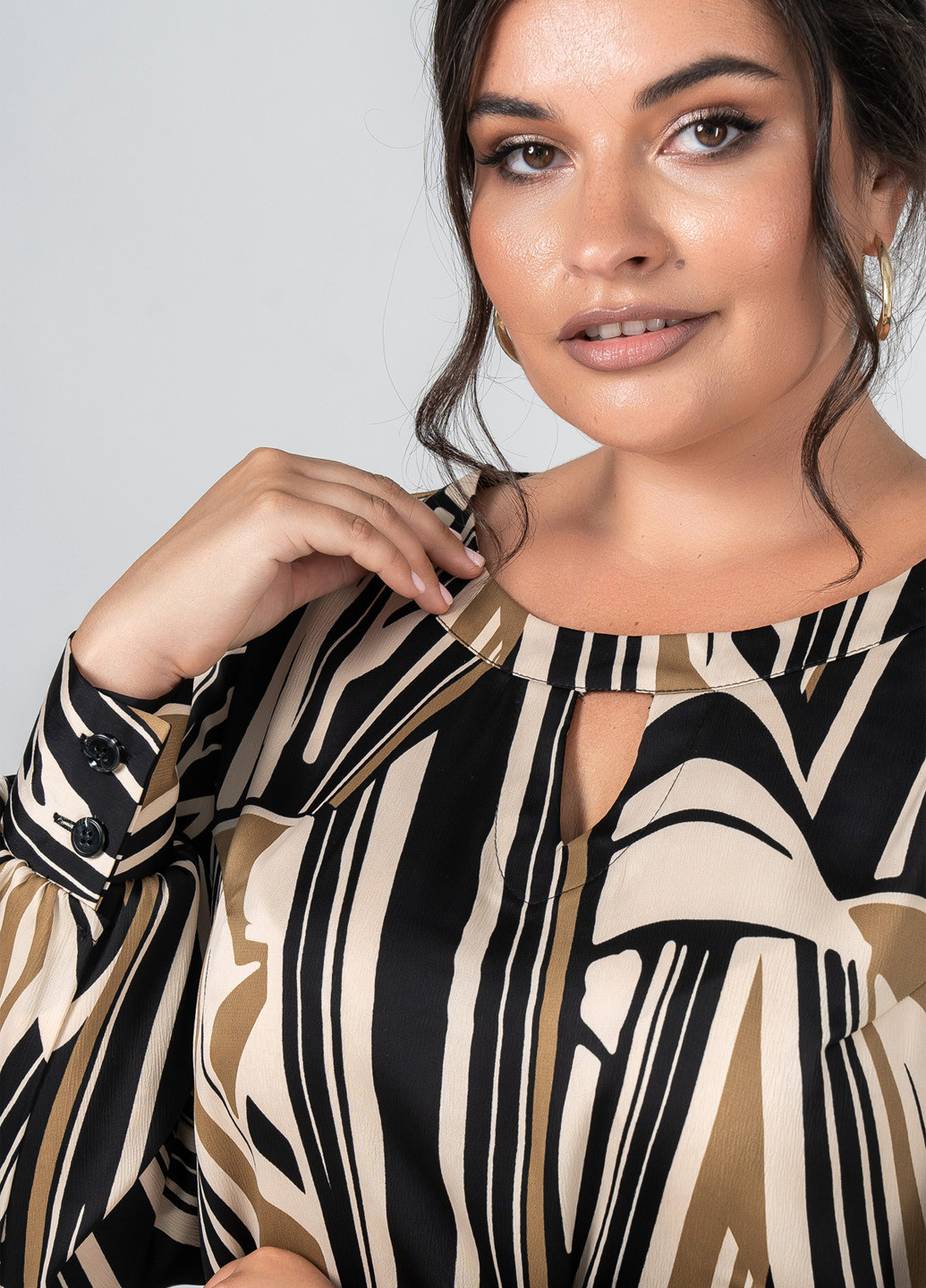 Комбинированная блуза A'll Posa